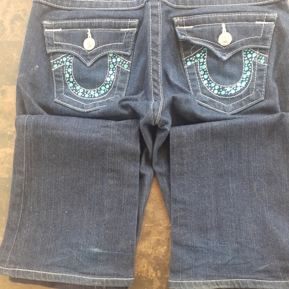 True Religion Rhinestones Dark Blue - Picture 2 of 4
